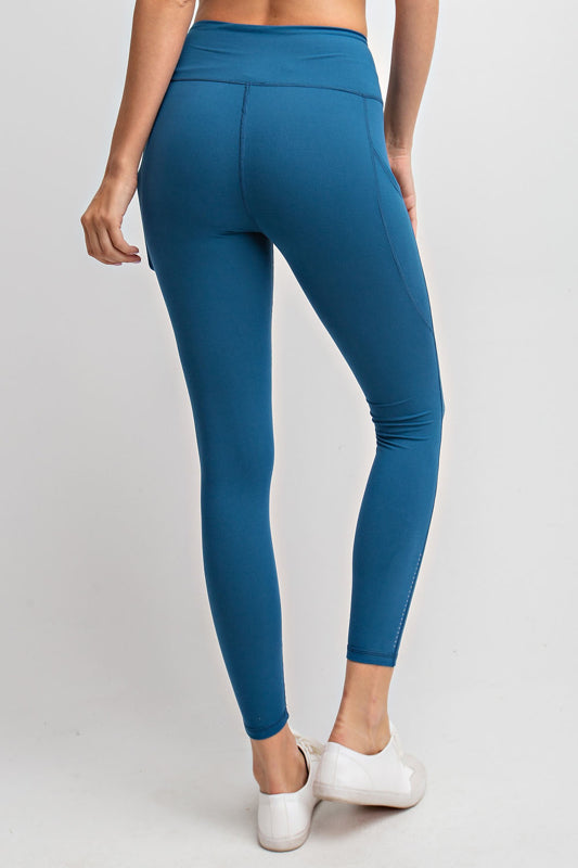 Rae Mode Teal Leggings With Reflector