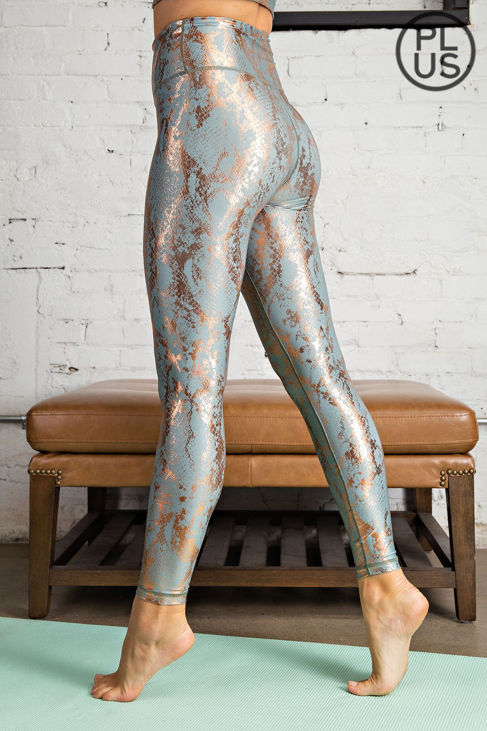 Snake Foil Print Leggings