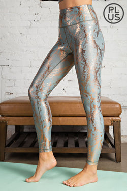 Snake Foil Print Leggings