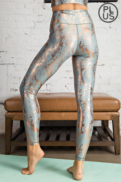 Snake Foil Print Leggings