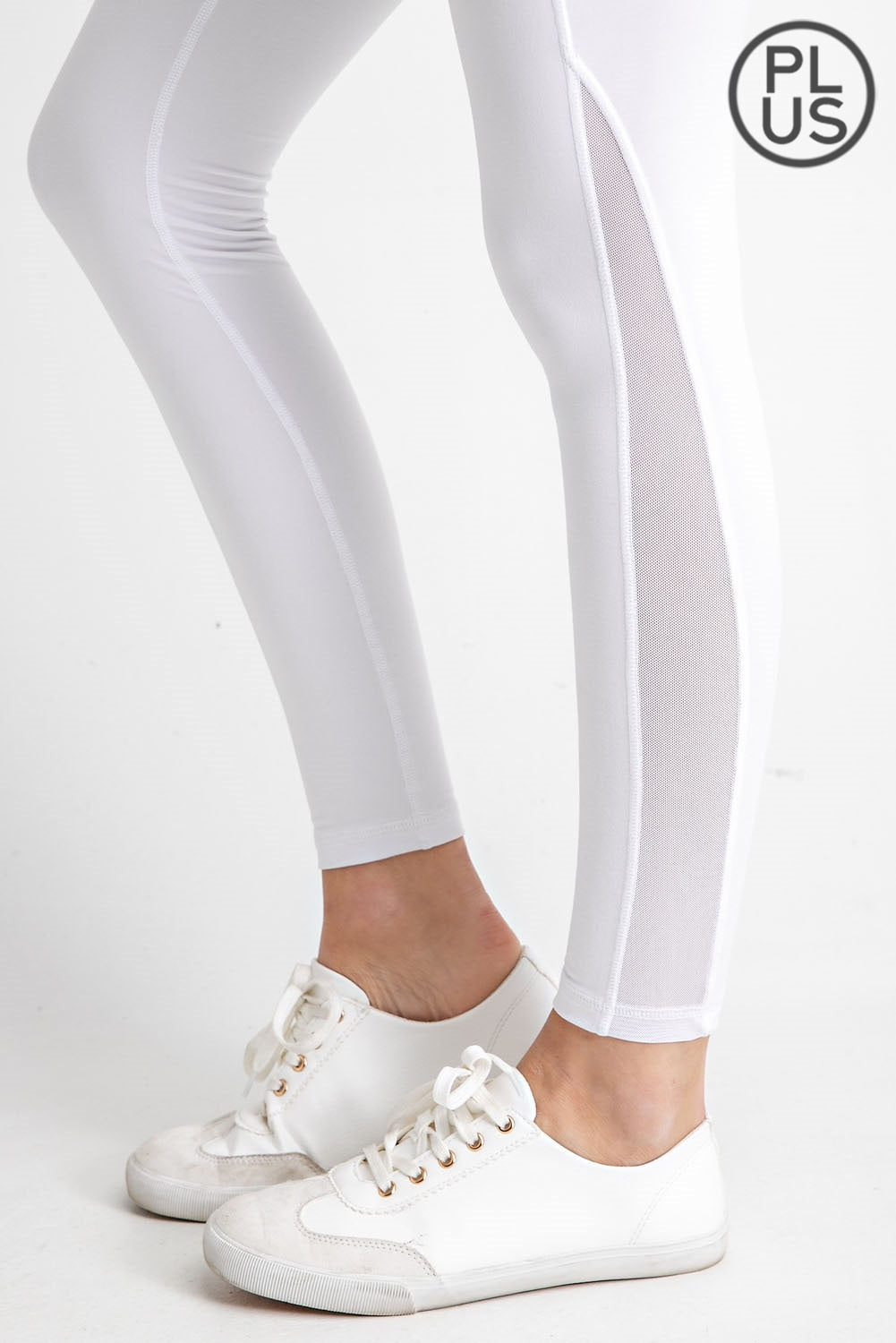 Plus Size Snow White Soft Leggings