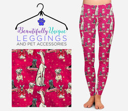 Christmas Doggy Leggings | Size Inclusive