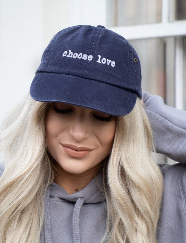 Choose Love Baseball Cap