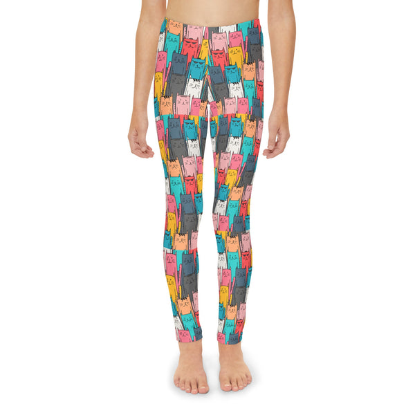 SHE REBEL - Kitty Heaven Girls' Leggings (Ages 18 M - 12 Yrs)