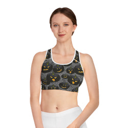 Angry Pumpkins Sports Bra