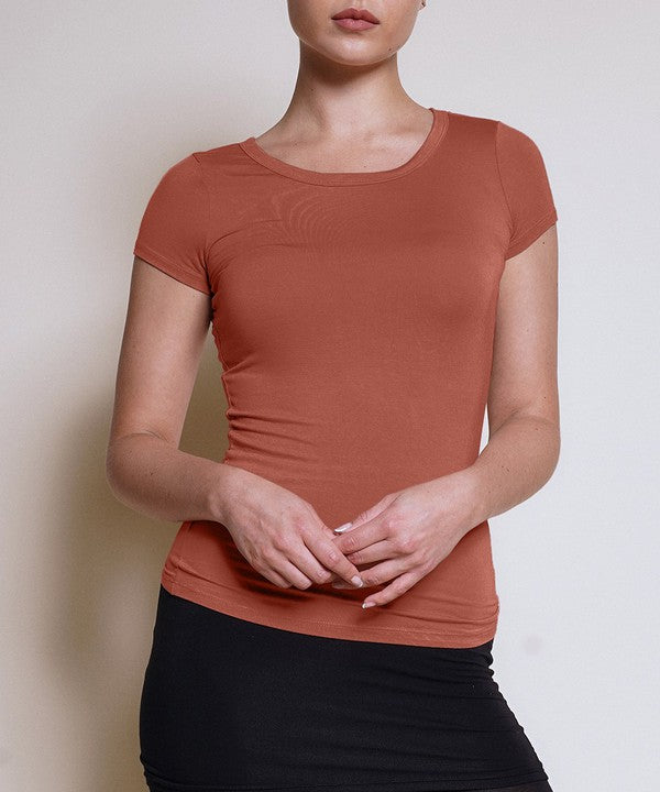 FABINA - Eco-Friendly Bamboo Crewneck Top | Available in 6 Colors