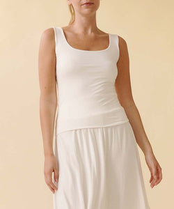 FABINA - Bamboo Double Layered Tank | Available in 6 Colors