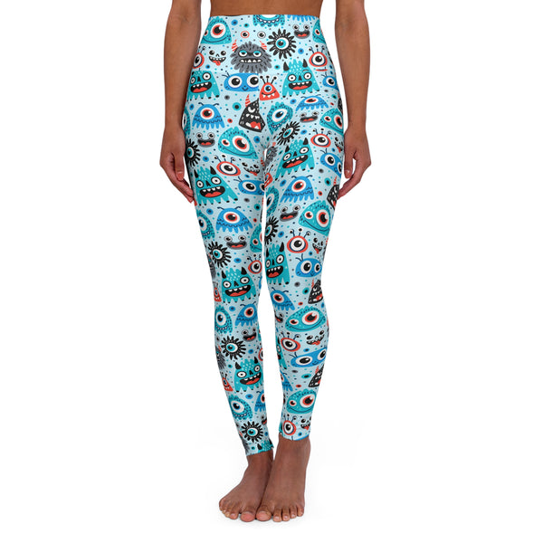 High Waisted Yoga Leggings (AOP)