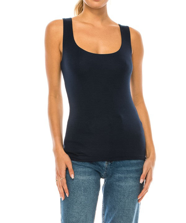 FABINA - Bamboo Double Layered Tank | Available in 6 Colors