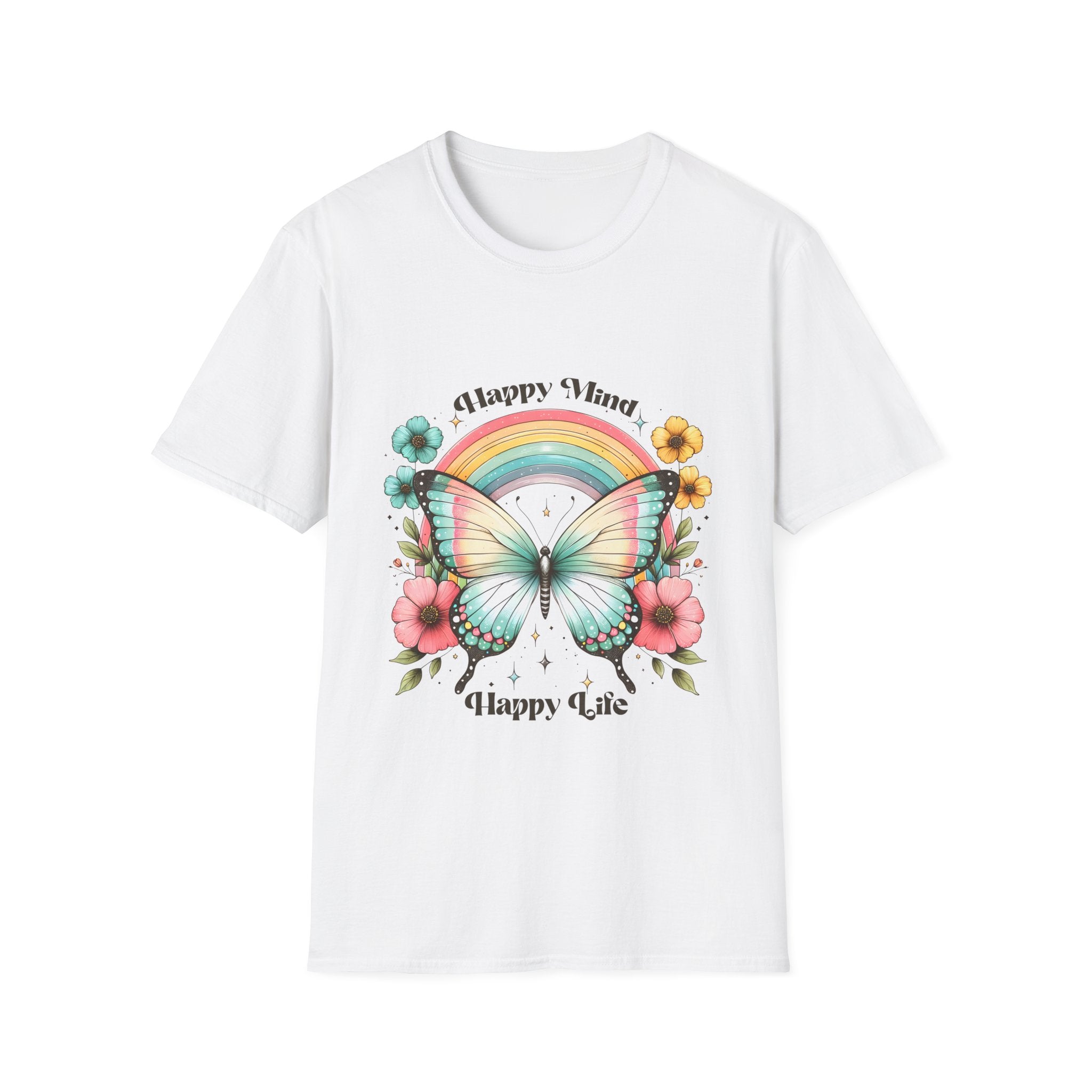 Happy Mind Happy Life Unisex Tee