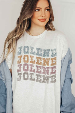 JOLENE WESTERN DOLLY T-SHIRT PLUS SIZE