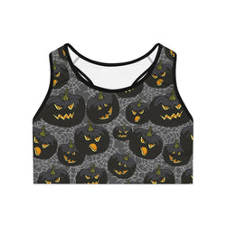 Angry Pumpkins Sports Bra