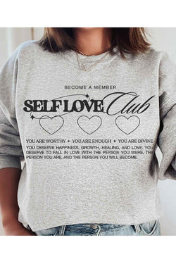 Self Love Club Sweatshirt | Plus Size | Available in 5 Colors