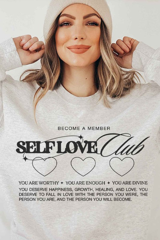 Self Love Club Sweatshirt | Plus Size | Available in 5 Colors