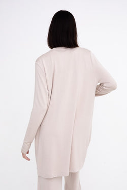 MONO B - Lounge Open-Front Terry Cardigan | Available in 2 Colors