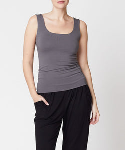 FABINA - Bamboo Double Layered Tank | Available in 6 Colors