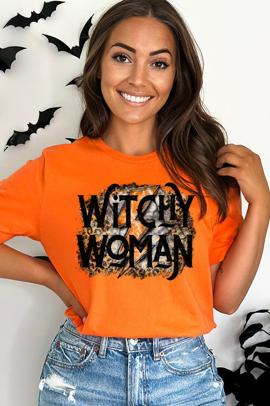 Witchy Women Leopard Block Tee