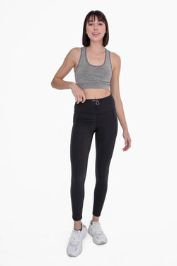 MONO B- Adjustable Bungee Waist Hiking Leggings | Available in 2 Colors