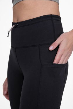 MONO B- Adjustable Bungee Waist Hiking Leggings | Available in 2 Colors