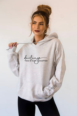 Darling This is Just a Chapter Graphic Hoodie | Plus Size