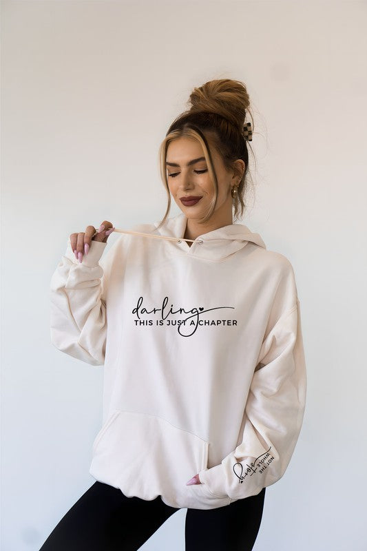 Darling This is Just a Chapter Graphic Hoodie | Plus Size