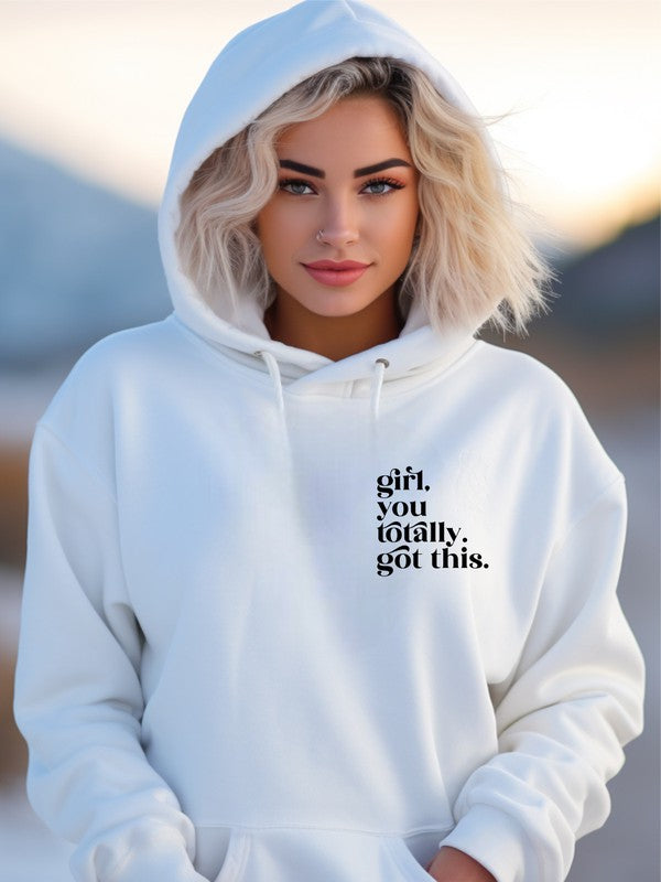 Girl, You Totally Got This Graphic Hoodie | Plus Size