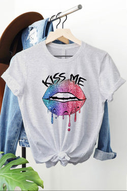 Kiss Me Lips Graphic Tee