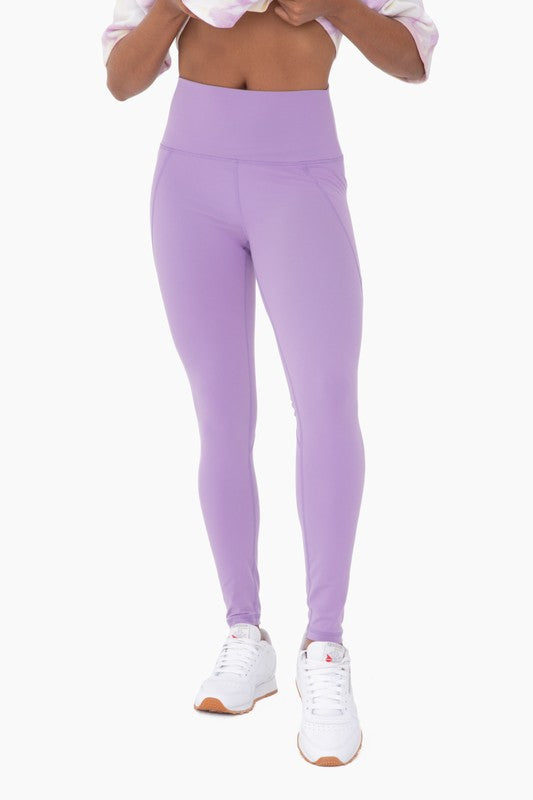 Tapered Band Essential Solid Highwaist Leggings | Available in 4 Colors