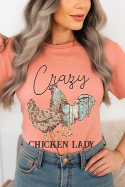 Crazy Chicken Lady Graphic Tee