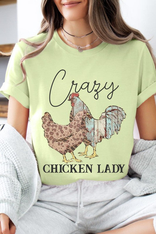 Crazy Chicken Lady Graphic Tee