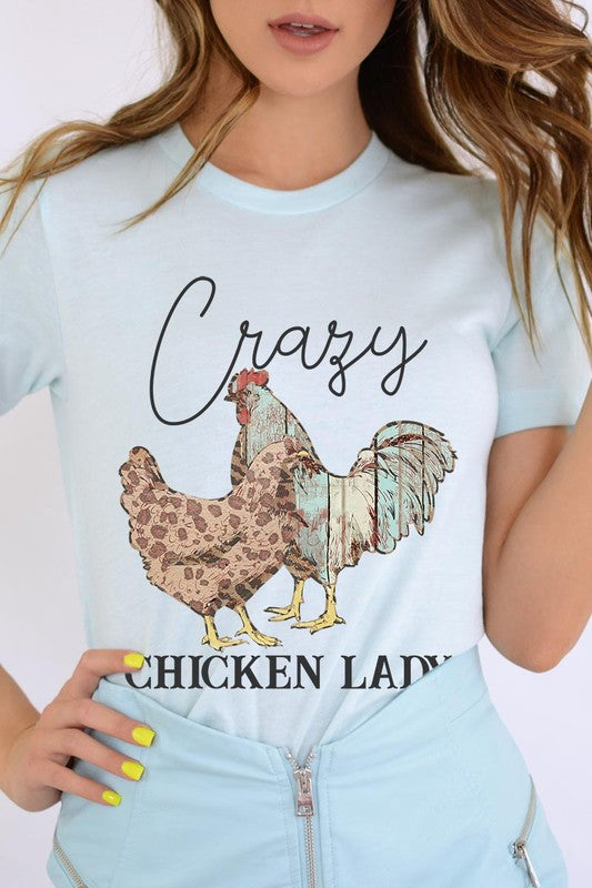 Crazy Chicken Lady Graphic Tee