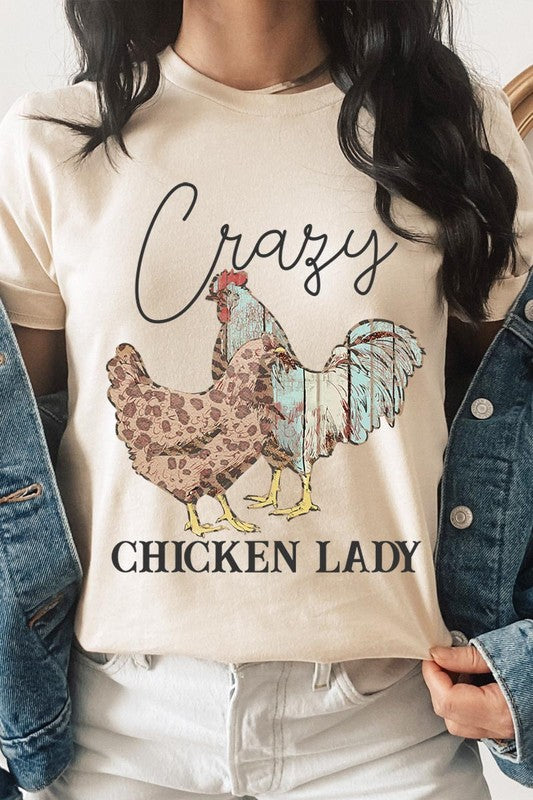 Crazy Chicken Lady Graphic Tee