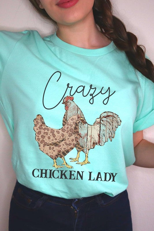 Crazy Chicken Lady Graphic Tee