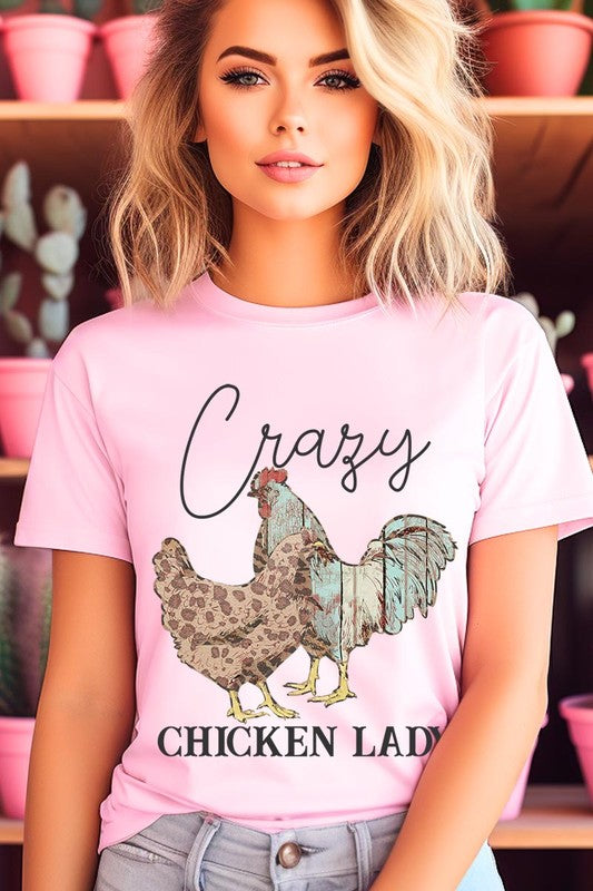 Crazy Chicken Lady Graphic Tee