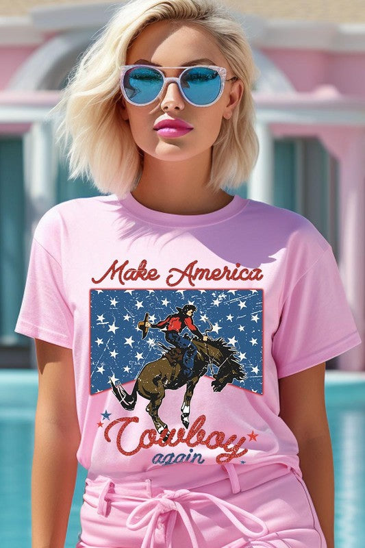 Make America Cowboy Again Graphic Tee