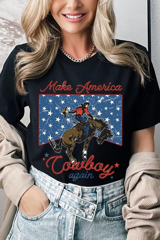 Make America Cowboy Again Graphic Tee