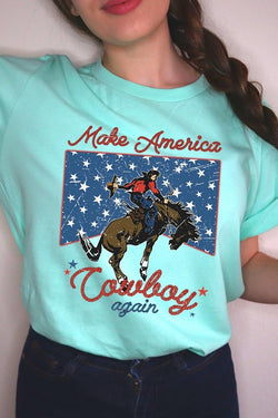 Make America Cowboy Again Graphic Tee