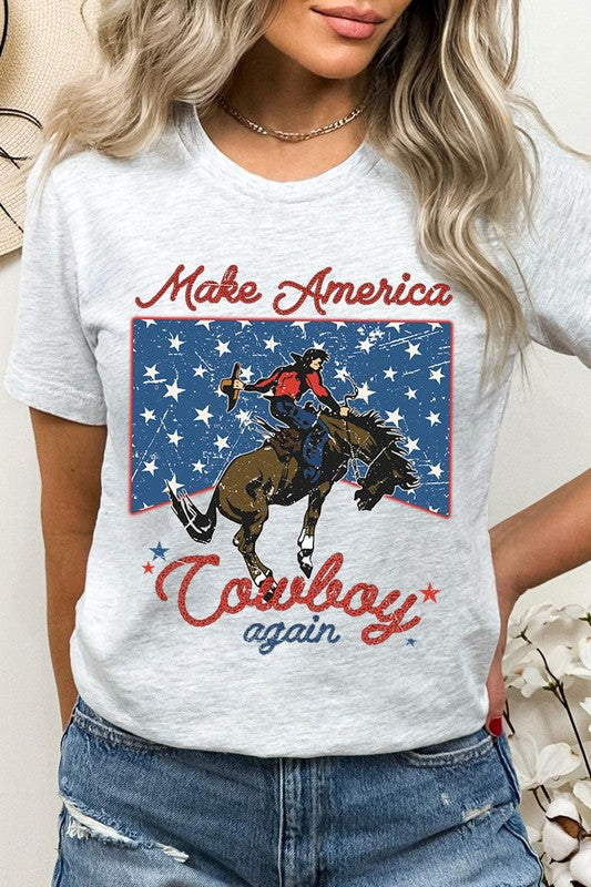 Make America Cowboy Again Graphic Tee