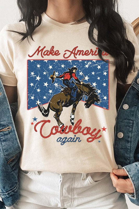 Make America Cowboy Again Graphic Tee