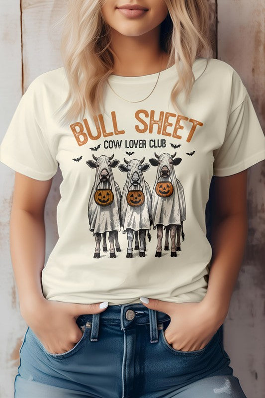 Vintage Bull Sheet Halloween Graphic Tee