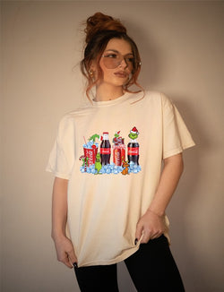 Coca Cola Christmas Graphic Boutique Tee | Plus Size