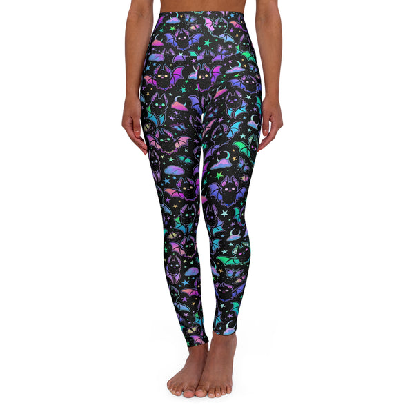 High Waisted Yoga Leggings (AOP)