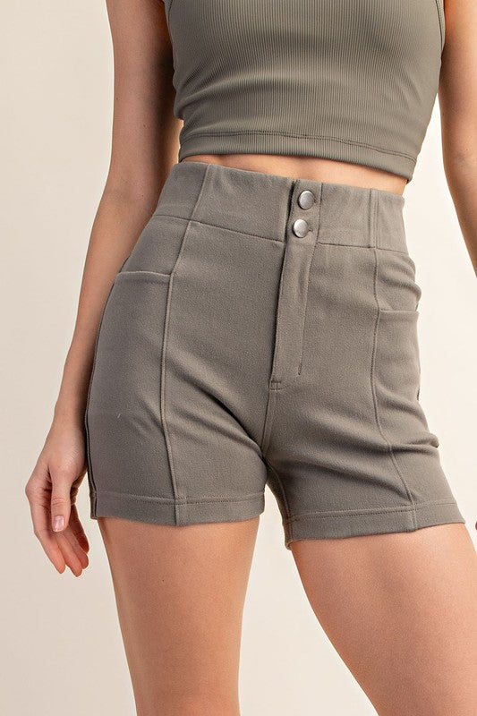 RAE MODE - Cotton Stretch Twill Short Pant