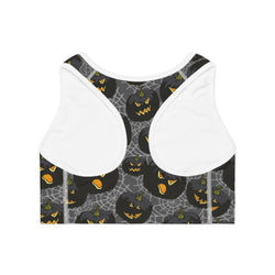 Angry Pumpkins Sports Bra