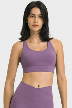 SHE REBEL - Breathable Crisscross Back Sports Bra | Available in 4 Colors