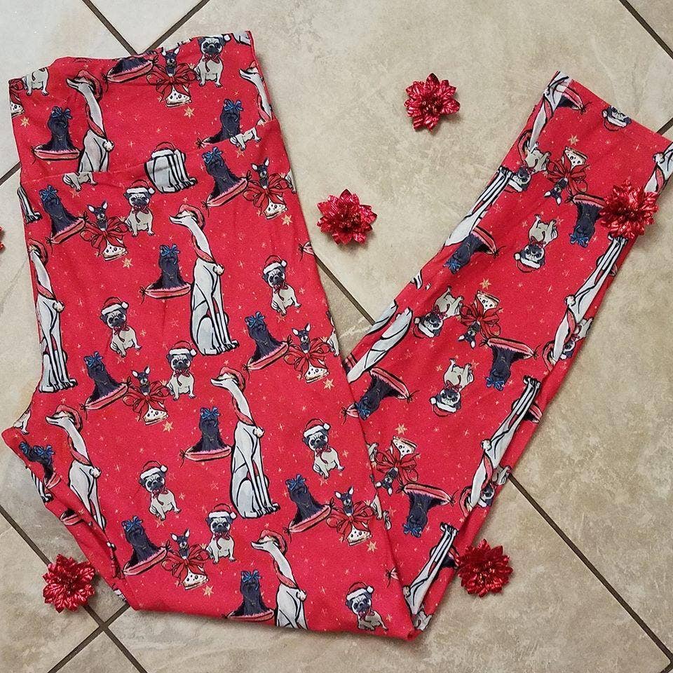 Christmas Doggy Leggings | Size Inclusive