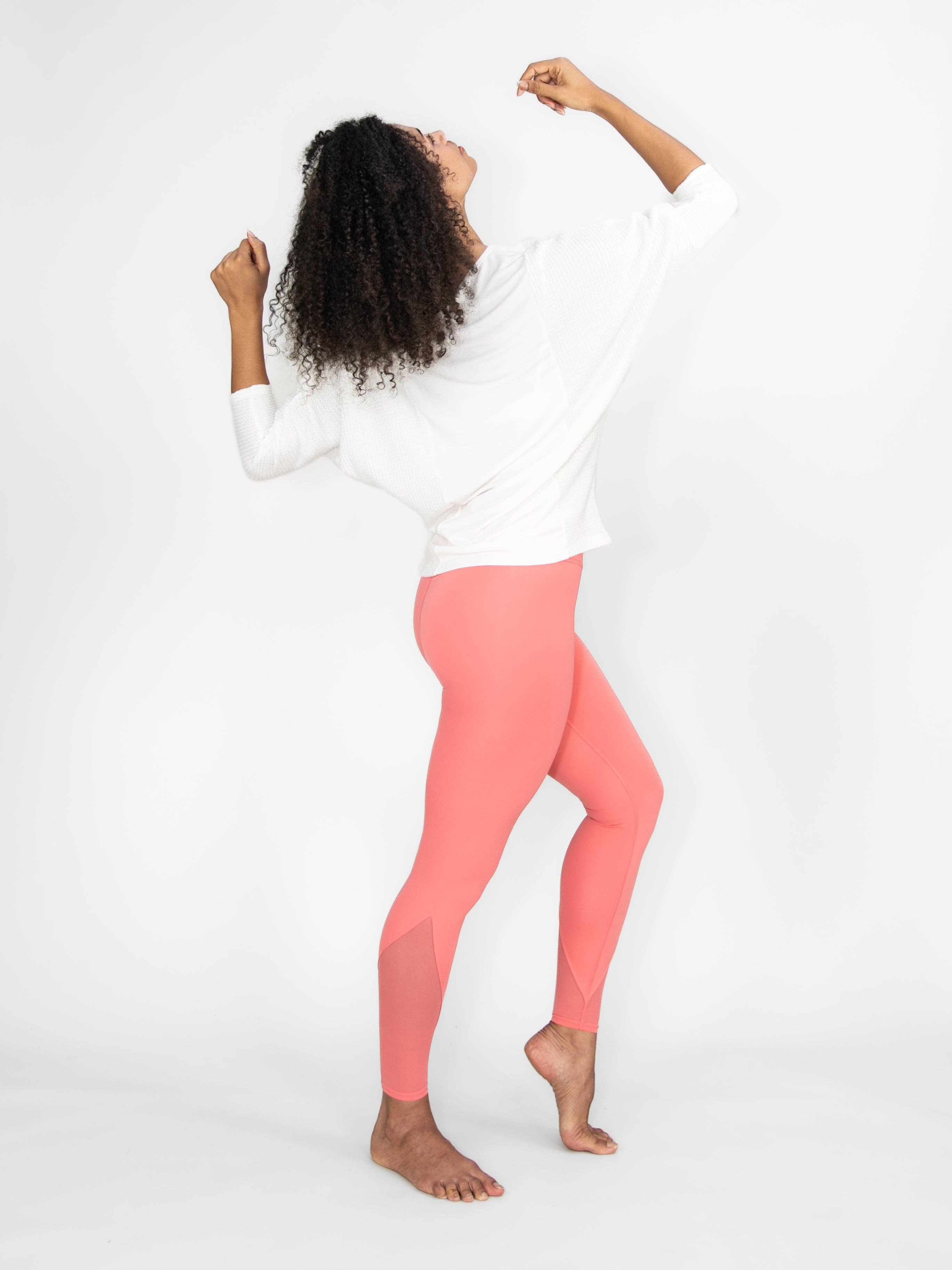 BODY WRAPPERS - Luxe Legging with Power Mesh Insert