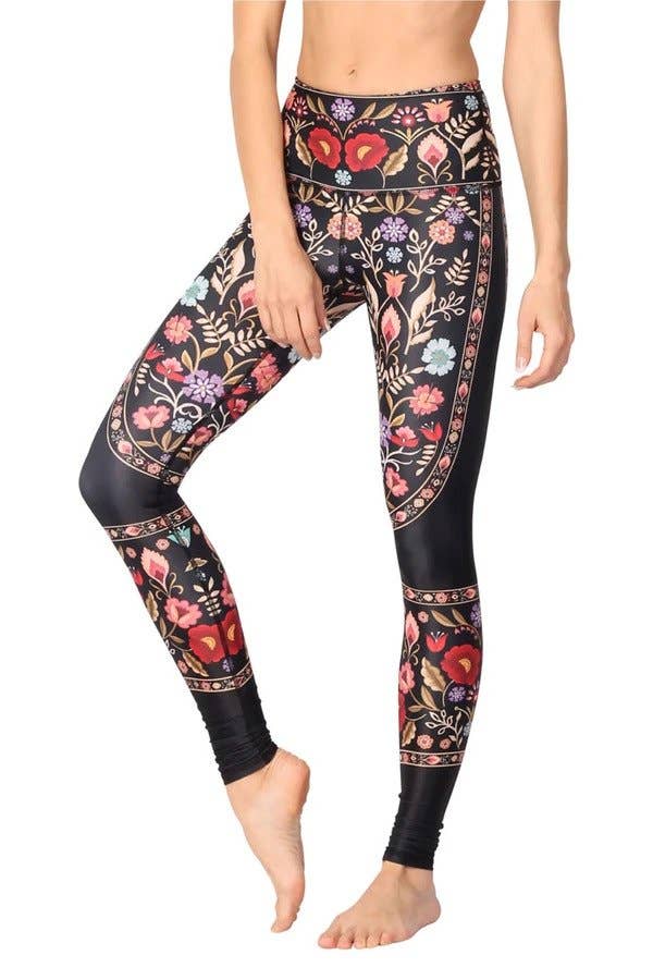 Rustica Printed Yoga Leggings | Size Inclusive