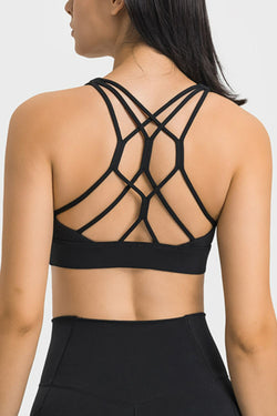 SHE REBEL - Breathable Crisscross Back Sports Bra | Available in 4 Colors