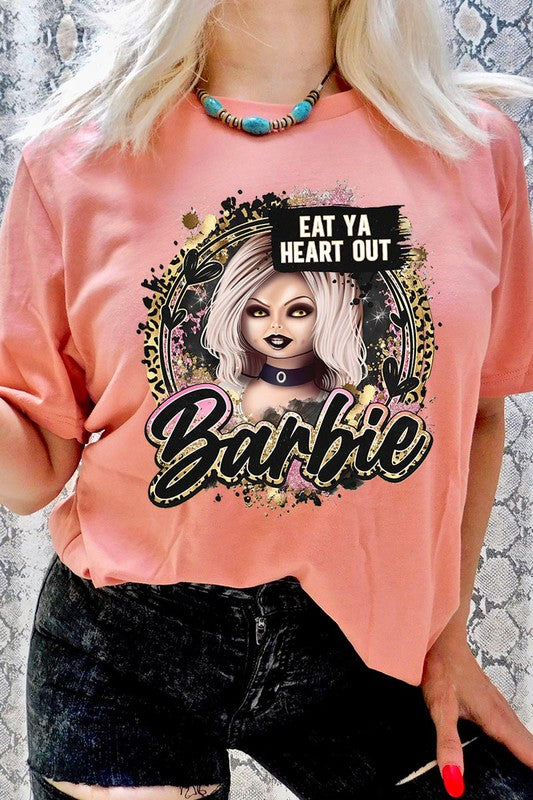 Eat Your Heart Out Scary Barbie Unisex Tee